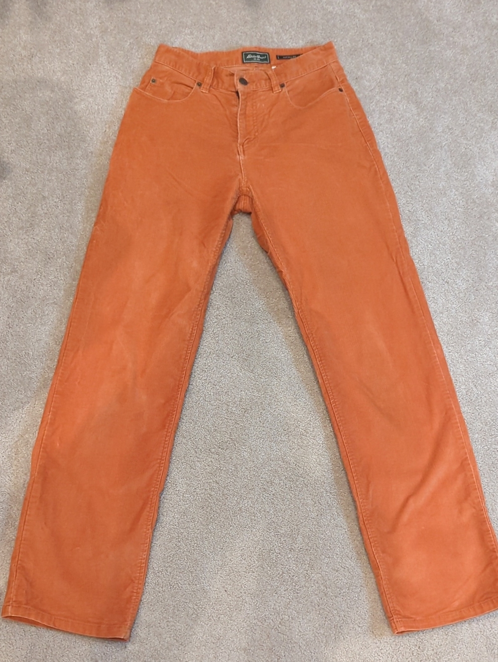 Eddie Bauer Orange Corduroy Women’s Pants